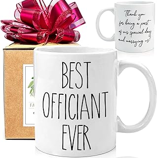 Best officiant ever mug