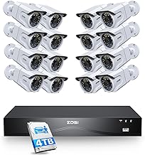 Best lorex 4k 3tb wired security camera system with audio